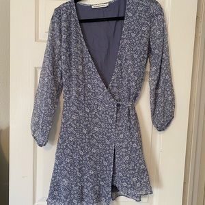 NEW Mini Floral Wrap Dress from Abercrombie